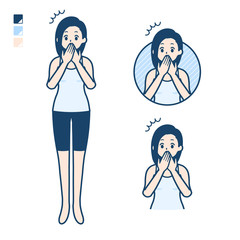 simple tank top woman_Accident