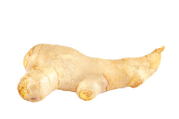 Ginger root isolated on a white background