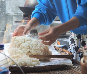 chef preparing dough