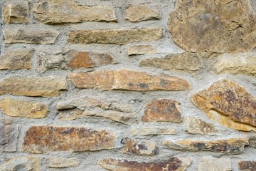 Hauswand aus Sandstein Hintergrund