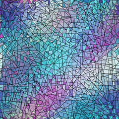 Seamless background pattern. Unusual polygonal mosaic pattern. Vector image.