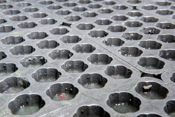 metal molds for cooking gumdrops after use