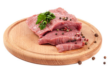 Meat fresh isolated on a white background