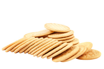 Cookies isolated on a white background