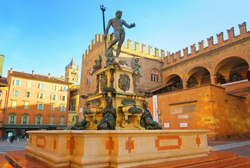  Fountain of Neptune,Bologna,Italy