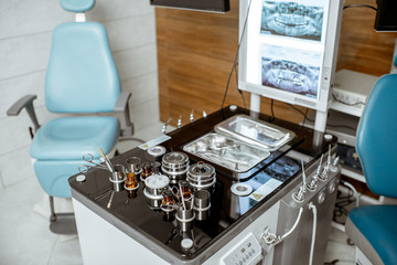 ENT workstation in the clinic