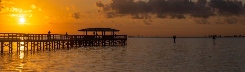 Fototapeta na wymiar Sunrise Safety Harbor, Florida