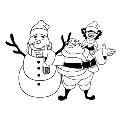 card of christmas in white background