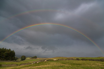 Rainbow over the Yorkshire Dales