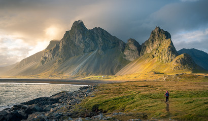 Sunset at Eystrahorn