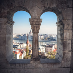 vue sur le parlement de Budapest