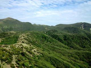 登山道の眺め