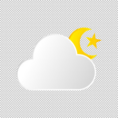 Isolated weather icon. Vector Illustration