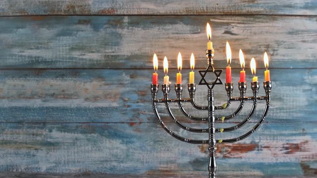 Jewish Holiday symbol Star of David Hanukkah menorah Hanukkah, the Jewish Festival of Lights