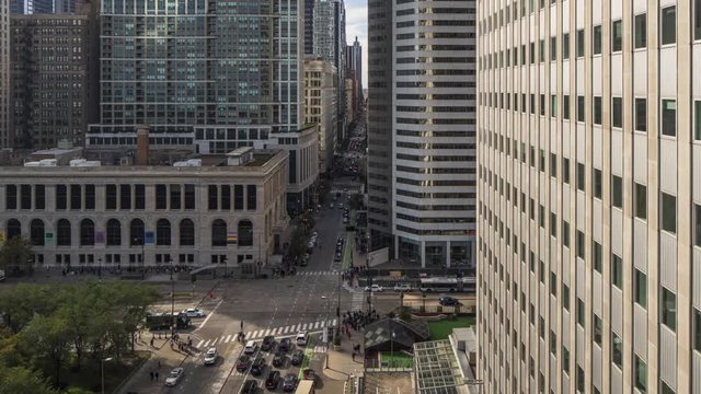 Chicago Downtown - Urban Time Lapse