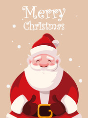 card of christmas with label merry christmas