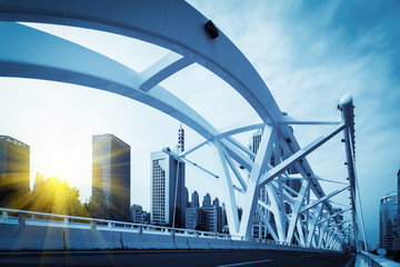 Tianjin urban construction Highway Bridge..