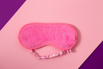 Sleeping mask, isolated on white