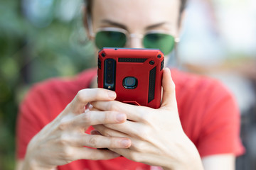 portrait of a cute woman