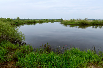 Verlauf der Narew in Polen - Narew river in Poland