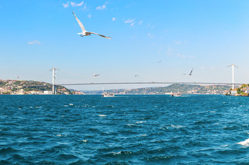15 July Martyrs Bridge over the Bosphorus, Istanbul