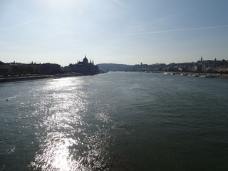 Danube river in Budapest