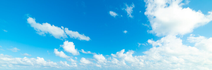 Naklejka na ściany i meble soft clouds and blue sky