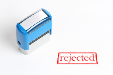 stamped as rejected