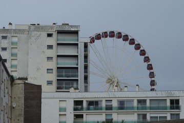 Grande roue de Berk-plage.