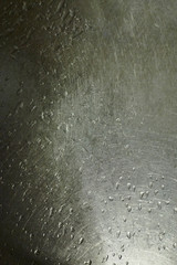 Cloudy background formed by close-up photography of a steel sink var 11