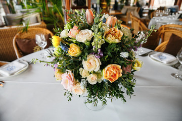 stunning beautiful flowers for a top event, flowers decorating your holiday and Christmas