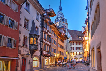 Fototapeta na wymiar Zug oldtown, Switzerland