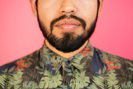 Portrait of Latino man in studio environment