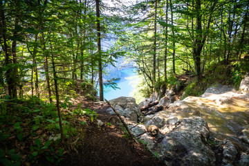 Beautiful lake in Berchtesgadener Land Germany in summer