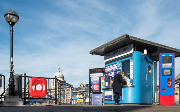 Bankside River Bus Ticket Office, London