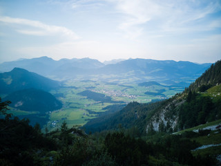 panoramic view of the mountains