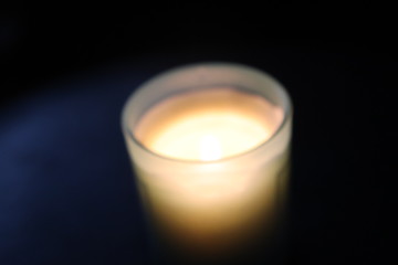 candle in the dark