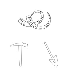 Vector illustration of story and research sign. Collection of story and discovery vector icon for stock.