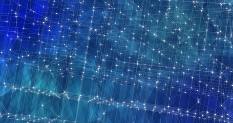 Background Abstract Dynamic Plexus Futuristic Technology. 3d render