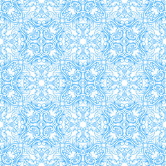 Portuguese azulejo ceramic tile pattern.