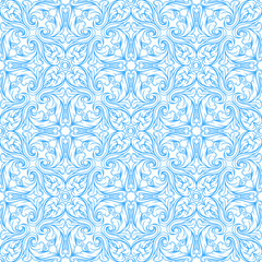 Portuguese azulejo ceramic tile pattern.