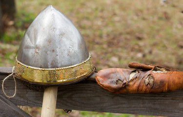 Golden Knight Helmet