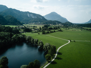 lake in mountains kiefersfelden
