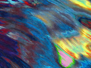 Psychedelic visual art abstract design pattern background, good for decorate banner, flyer, textile and fabric, canvas and paper print, craft hand drawn texture template, surreal form in bright colors