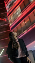 beautiful woman on the street