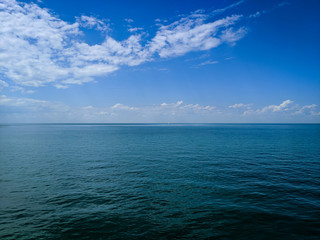 Blue sky and sea 