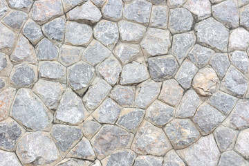 Wall surfaces made of stone