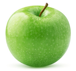 green apple isolated on white background - 297378914