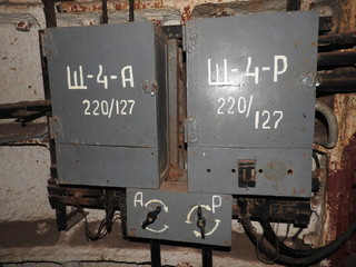 Underground Soviet bunker during the war, details and elements