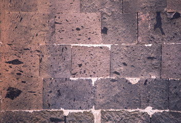 The brick blocks walls background